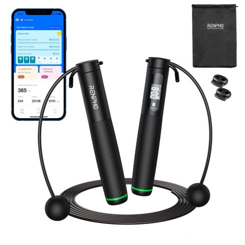 RENPHO  Smart Jump Rope with Cordless Ball 