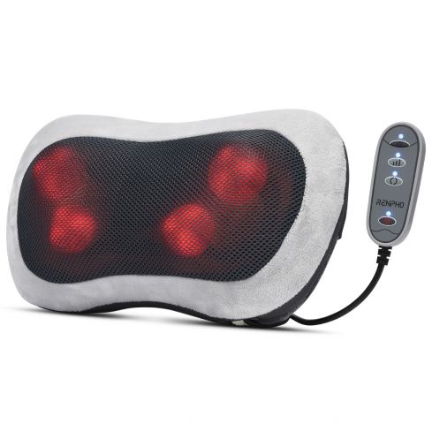 RENPHO  Heated Massage Pillow with Remote Control